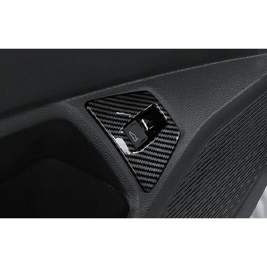 For Volkswagen Jetta Mk7 2019-2023 Back Door Tailgate Switch Trim Carbon Fiber