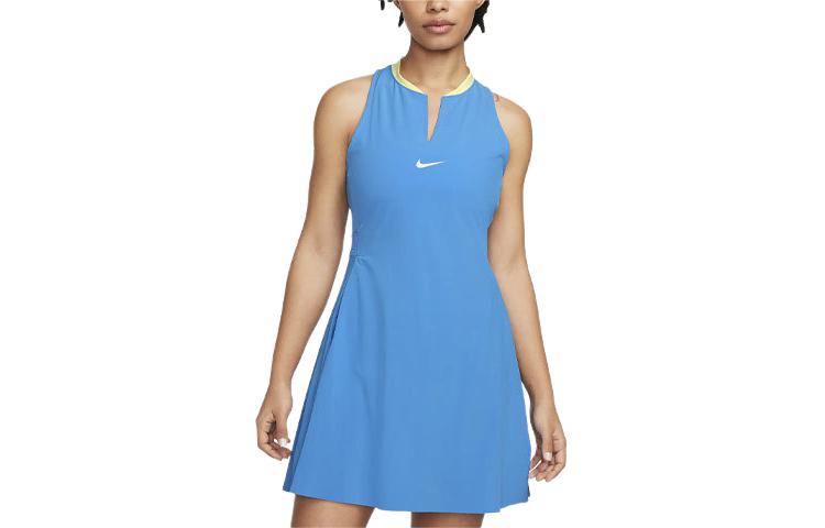 Nike Dri FIT Advantage Sleeveless Dress Women s Light Blue DX1427-406 S