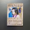 Kreativní magnet s plakátem Wanted z One Piece - Anime Kreslená Dekorace na ledničku & Samolepka na vzkazy