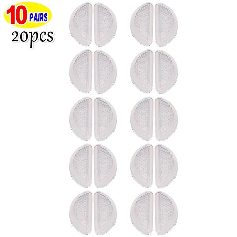 Silicone Glasses Nose Pads Soft Non Slip Air Cushion Nose Holder Transparent Invisible Self Adhesive Sticker Eyewear Accessories