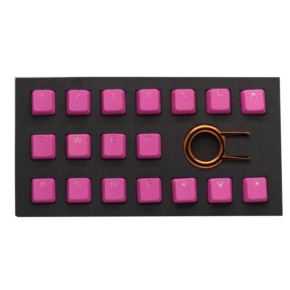 

TAIHAO English Layout Rubber Gaming Backlit keys Neon Pink [Keycaps] Keycaps-18 th-rubber-keycaps-neon-pink-18