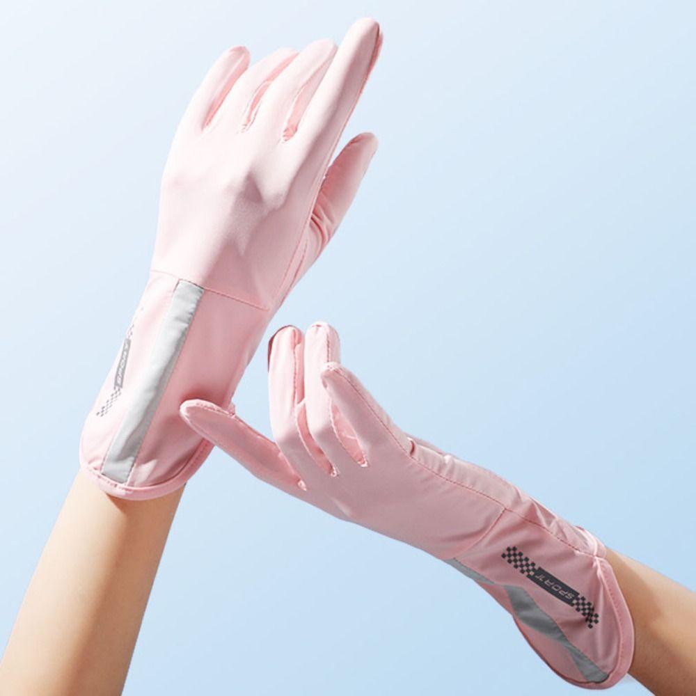 Anti-UV Women Sunscreen Gloves Breathable Summer Driving Gloves Ladies