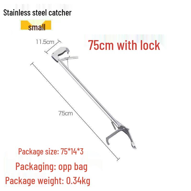 Telescopic Stainless Steel Fish, Shrimp, and Eel Catcher Hook