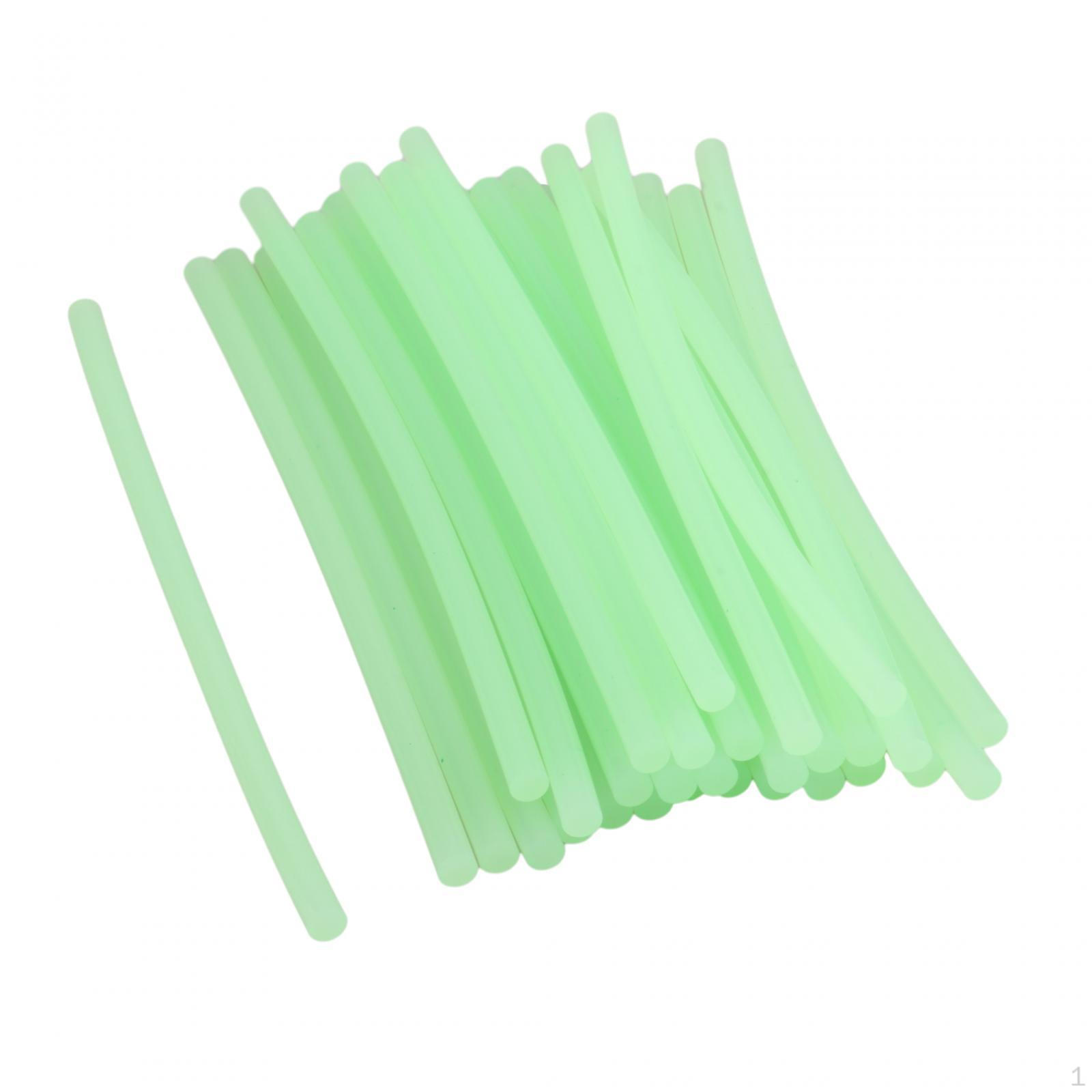 

60 Pieces Melt Sticks, Multifunctional Luminous Transparent Thermofusible Glue for Crafts, 7x200mm