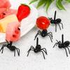 6PCS/12PCS ABS Plastic Ants Moving Fruit Fork Fruit Pick Cake Snack Fork  Party Supplies