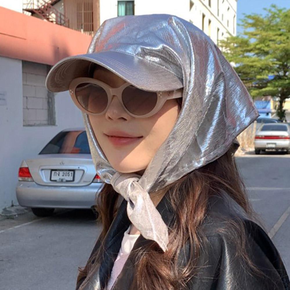 French Retro Sun Hat Quick Drying Peaked Cap Fashion Headscarf Hat for Women Spring and Summer