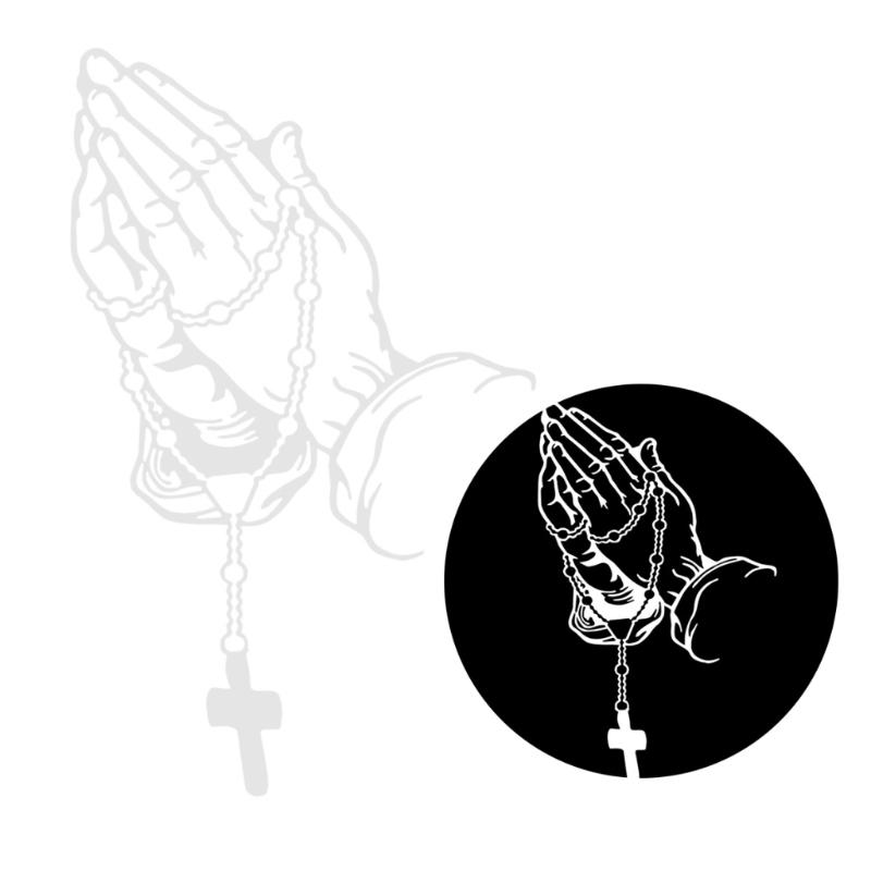 Praying Hand Spiritual Decal Sticker Religious Car Truck SUV Car Styling Decal