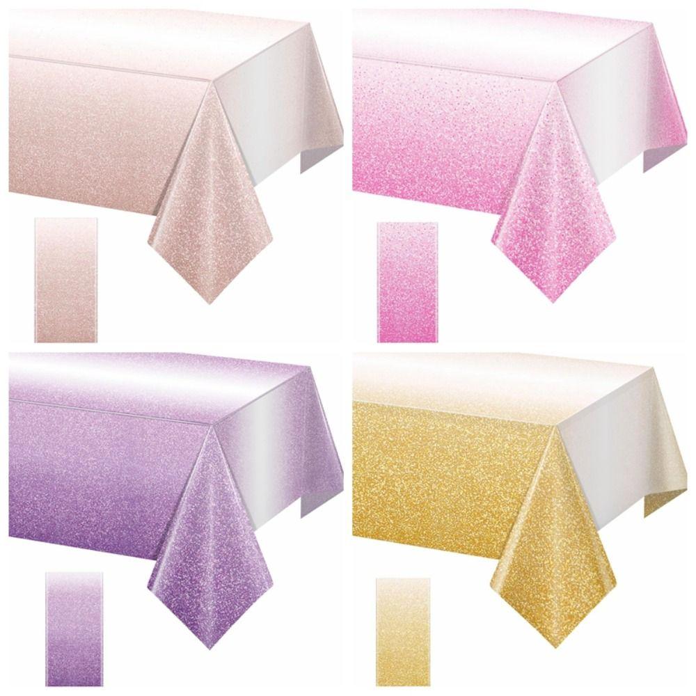 Waterproof Rectangle Table Cover Disposable Table Cloth  Wedding Birthday Anniversary