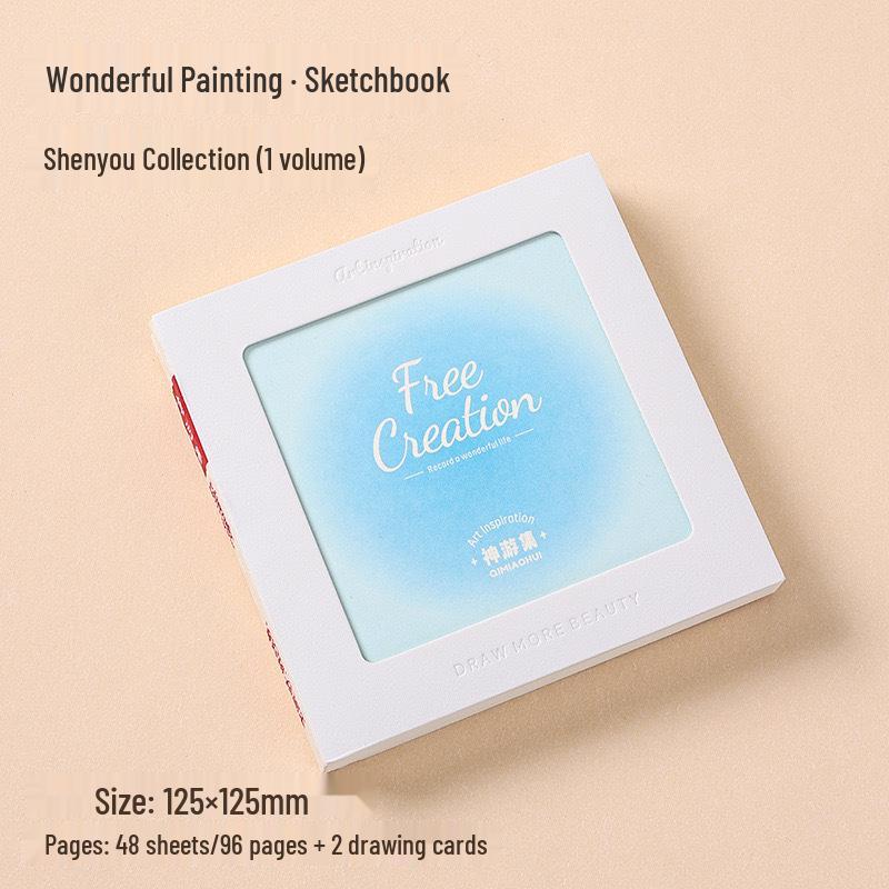 Blue Fruit Sketchbook: Wonderful DIY Watercolor & Pen Drawing Journal with Thickened Cardstock