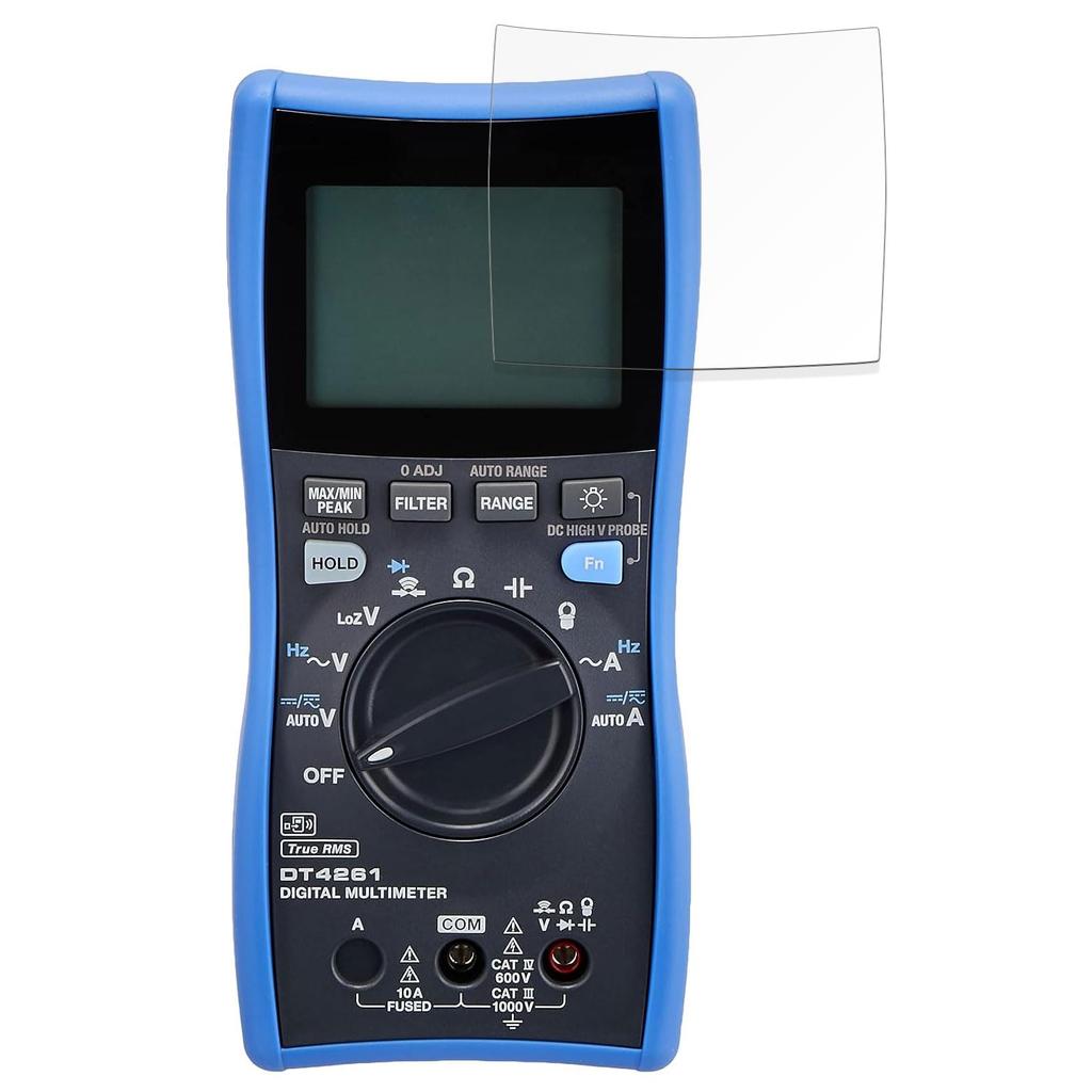 MotoMoto Screen Protector for HIOKI Digital Multimeter Blue Light Made in Japan DT4261, Blocking, Anti-Reflection,
