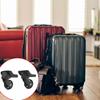 Luggage Wheels Replacement Luggage Suitcase Caster Wheels with 4 Holes,360 Degree Rotation Spinner Wheels for Suitcase