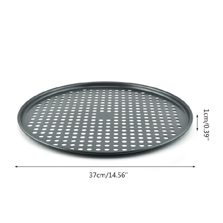 Non-Stick Tray Tools Crispy 14 inch Round with Nonstick Coating for Home Kitchen