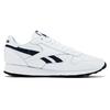 Reebok Klasická kůže Pohodlné Všestranné Protiskluzové Semišové Odolné Vodotěsné Nízké Neformální Běžecké Boty Unisex tenisky Bílé 100033996