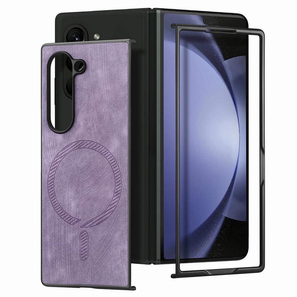 For Samsung Galaxy Z Fold6 5G Magnetic Case Detachable PU+TPU Phone Cover