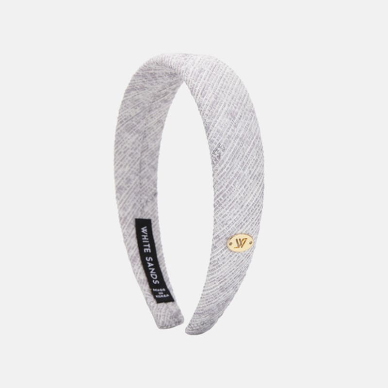WHITE SANDS Linen Logo Jacquard Headband Anderson (4 colors)