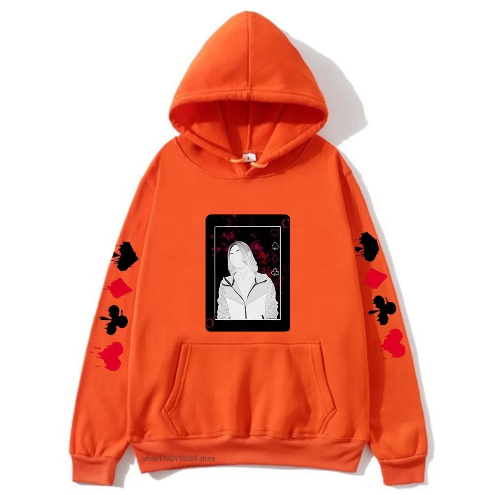 Anime Alice In Borderland Hoodies Kawaii Cartoon Chishiya Unisex Autumn Winter Fleece Sweatshirt