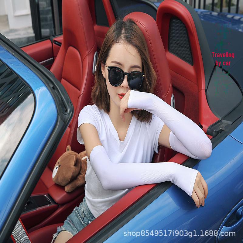 Unisex Ice Silk UV Protection Sleeves for Outdoor Sports