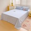 Soft Home Bed Linen Sheets Bed Flat Sheet for Double Bed Plain Solid Color Top Sheets Single/Queen/King Flat Bedsheets