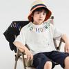 DuoDuoJia Boys' Cooling Letter Print Short Sleeve T-Shirt