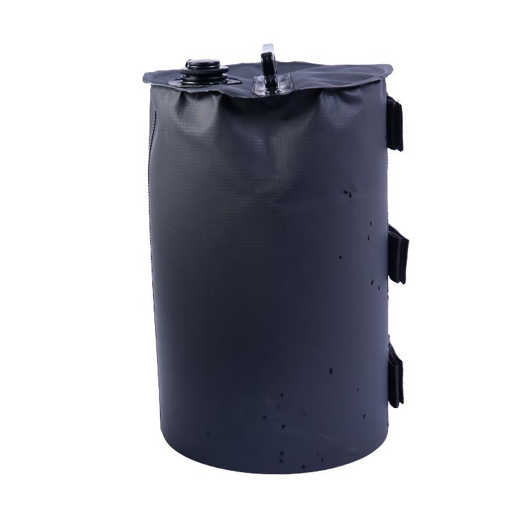 10L Outdoor Tent Water Bag - Cylindrical Reinforced Sandbag for Sunshade Umbrella and Beach Sunshade.