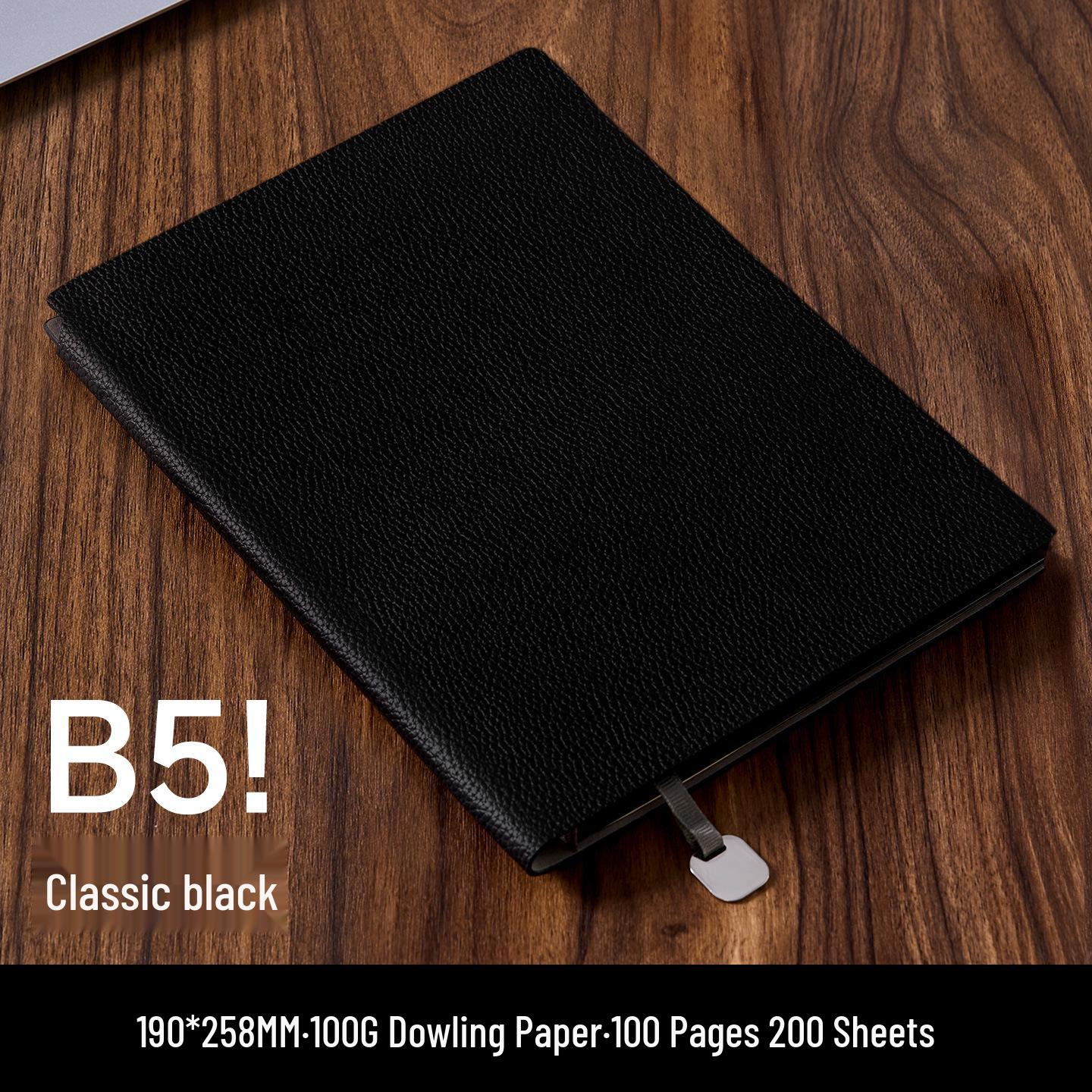 B5 High-Quality Business Office Notebook - Thick University Diary with Custom Logo