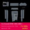 For Genesis GV80 - Gearbox Panel Navigation Screen Automotive Interior TPU Protective Film Anti-Scratch Sticker