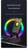 360° Rotating Mobile Phone Holder & Bluetooth Speaker with Microphone and Folding Multifunctionality