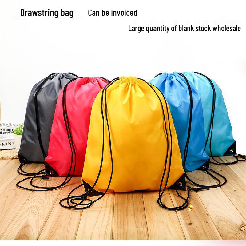 Polyester Sports Drawstring Bag with Custom Logo for Basketball & Football Events