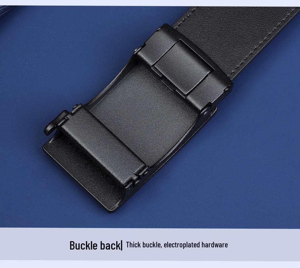 Seven Wolves Men's Leather Belt with Automatic Buckle - Versatile, High-End Business Accessory and Gift.