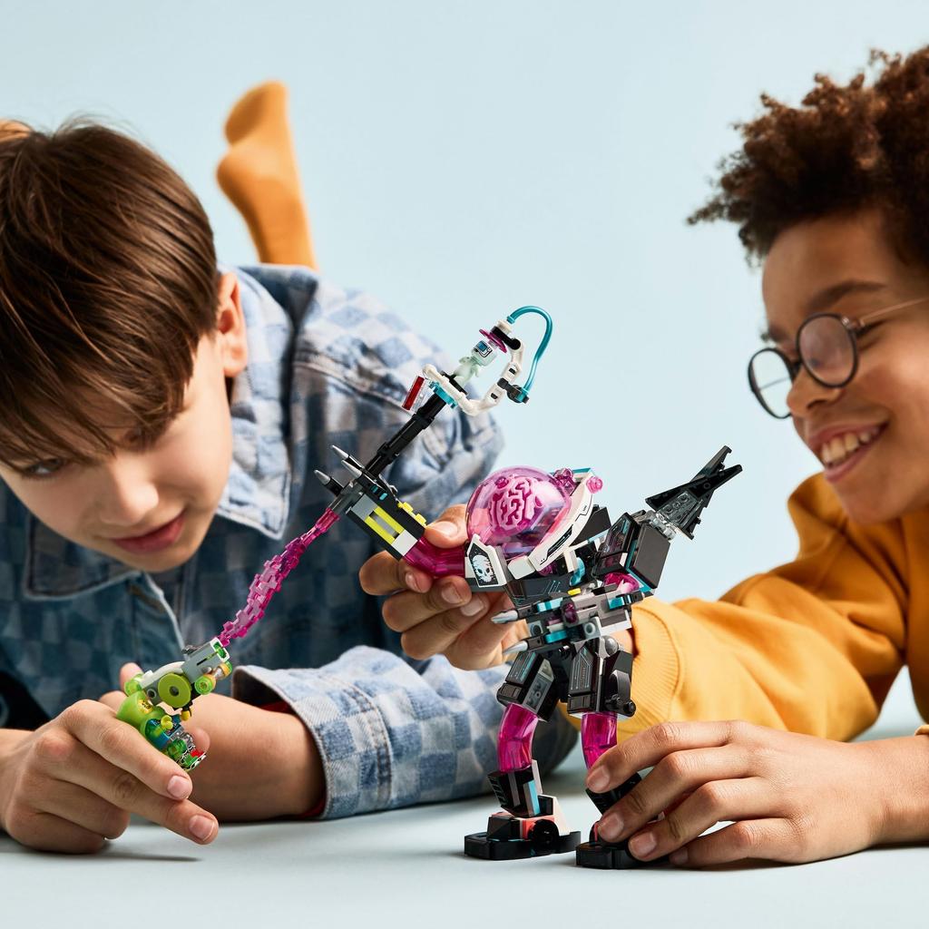 LEGO Dreams Mateo vs. Cyberbrain Mech Toy, Birthday Gift, Building Blocks, for Boys and Girls, Ages 8, 9, and 10, Elementary School Students, Robotics