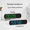 LED Alarm Clock TEMP Humidity Date Week Display Dual Alarm Timer Countdown DST Snooze Auto Dimming 12/24H Digital Table Clock2