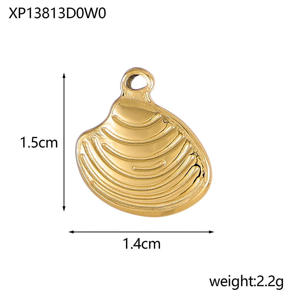 

CARLIDANA Tarnish Free Stainless Steel Jewelry Ocean Series Gold Plated Turtle Charms Fish Tail Shell Starfish Bracelet Necklace