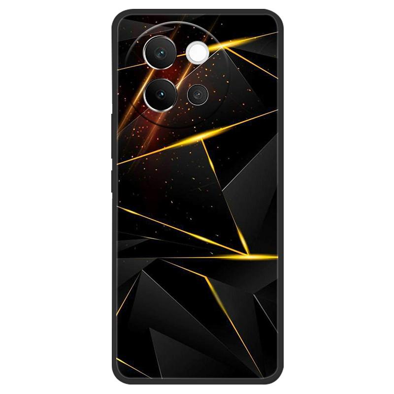 For Vivo V40 Lite 5G Case Marble Soft Matte Silicone Back Cover For Vivo V40 Lite V40Lite Full Coverage Phone Shell 6.78" Coque