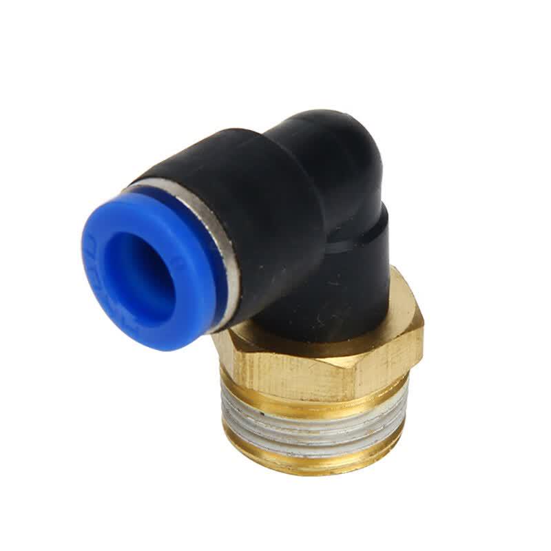 Datu PL6-01 L-Type Male Thread Pneumatic Quick Connector CN plug (adapter included)