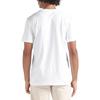 Calvin Klein Letter Pattern Printed Crew Neck Short Sleeve T-Shirt Men Tops White J30J325190-YAF