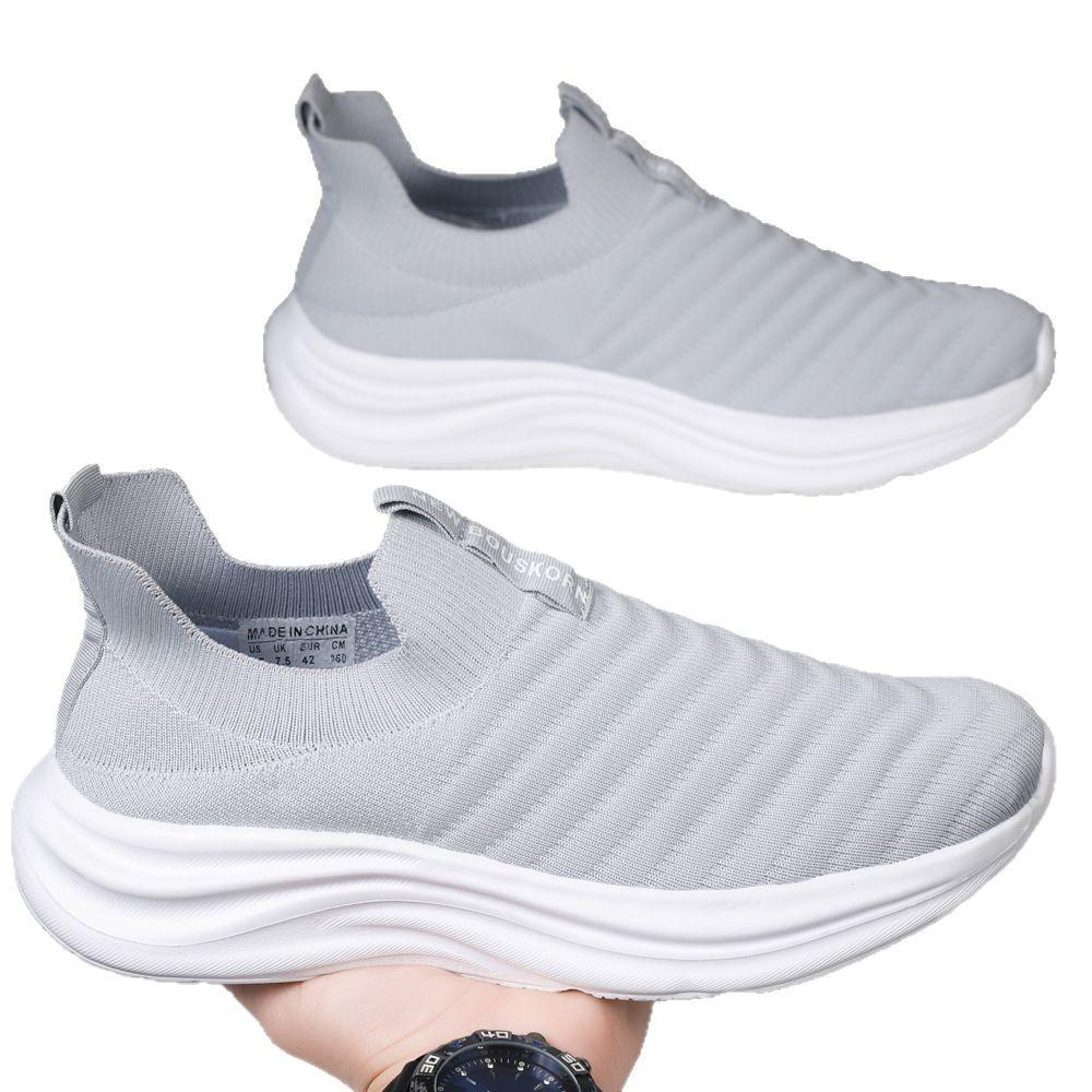 Pantofi pentru bărbați, pantofi sport, pantofi casual respirabili din plasă, pantofi albi de antrenament militar pentru studenți, pantofi de alergare cu amortizare ușori cu talpă moale