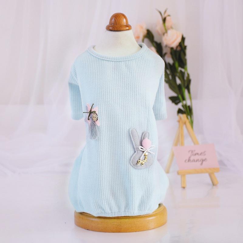 

Одежда для домашних животных Комбинезоны для собак Одежда для собак Пижамный костюм Пальто для собак Куртки Одежда с мультяшным принтом Рубашка ropa perro S