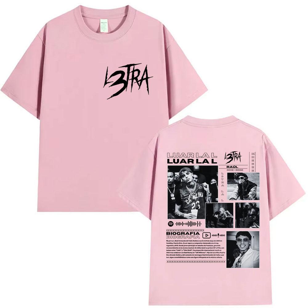 Rapper Luar La L L3tra Album 2025 Graphic T Shirt Mens Hip Hop Gothic Short Sleeve Cotton Tshirt Vintage Punk Clothing Tshirts