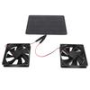 Solar Panel Fan Kit 12V 10W Portable Universal Energy Saving 4.7in Exhaust Fan for Greenhouses Pet H