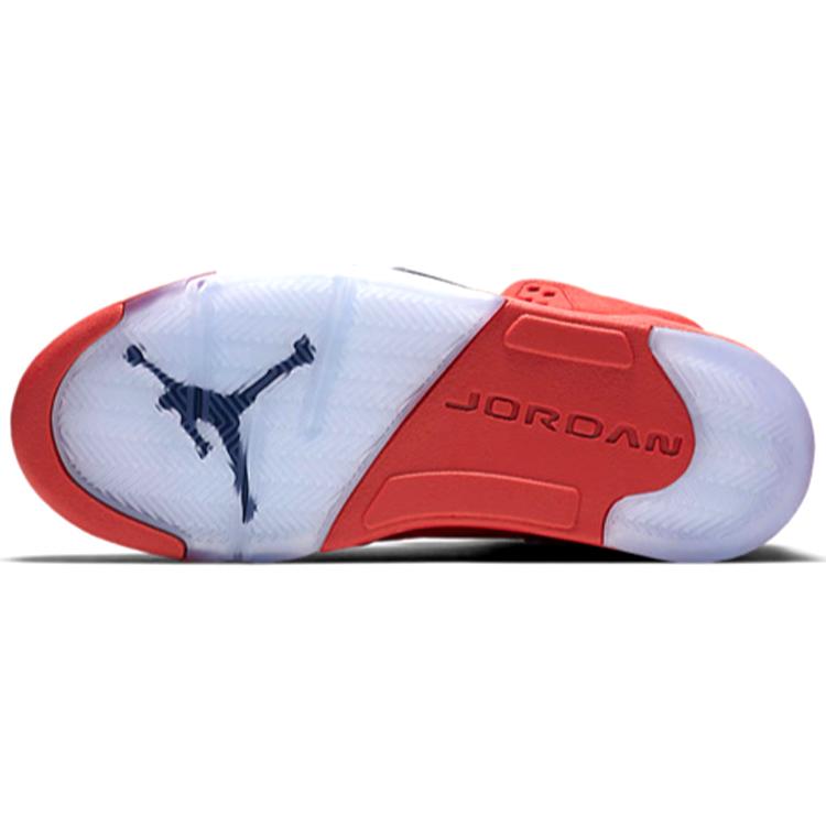 New JORDAN 5 Retro Red Suede 136027-602