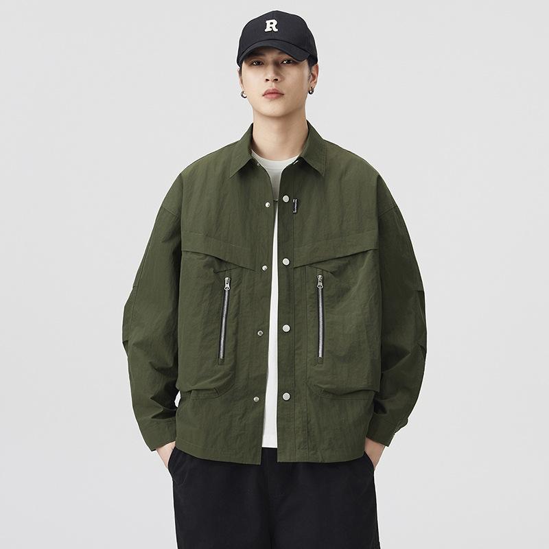 Jacket Men's Color Blocking 2025 Autumn and Winter New Men's Youth Windproof Fashion Casual Top Jacket Trend