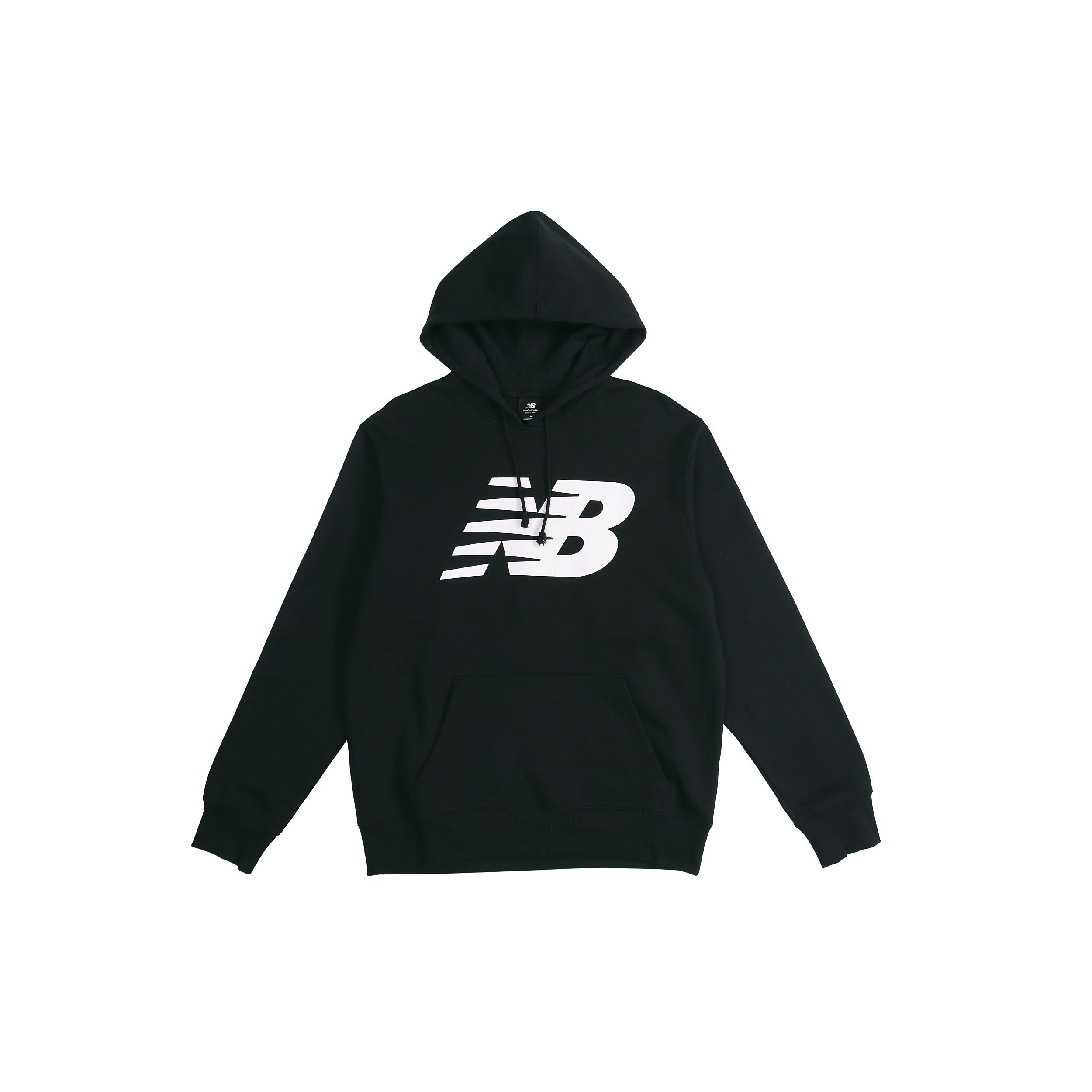 

New Balance с длинным рукавом Спортивная повседневная толстовка с капюшоном Мужские топы Черный MT83982-BK