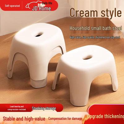 Non-slip Plastic Shower Stool