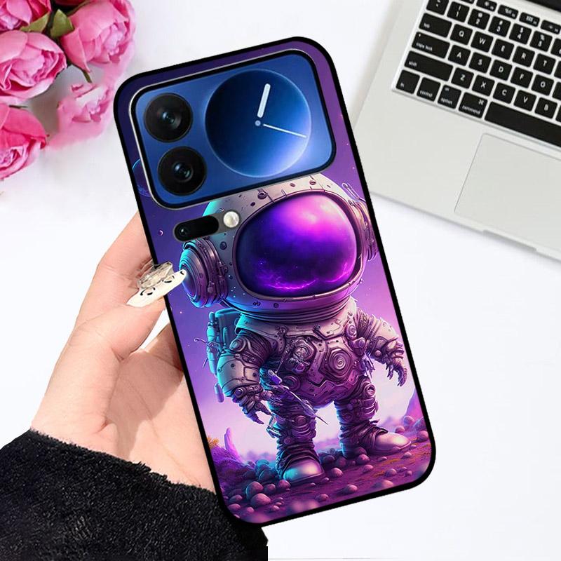 Silikonhülle für Xiaomi 17Pro/17 Pro Max Stoßfeste Handy-Rückseite Niedliche Bemalte Fundas für Xiaomi17 Pro Max Weiche TPU-Schale