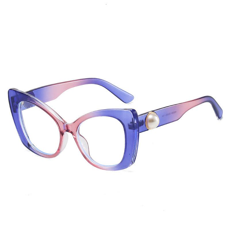 Women's Cat Eye Sunglasses - Stylish Butterfly Frame, Trendy INS Style Sun Protection, M6264