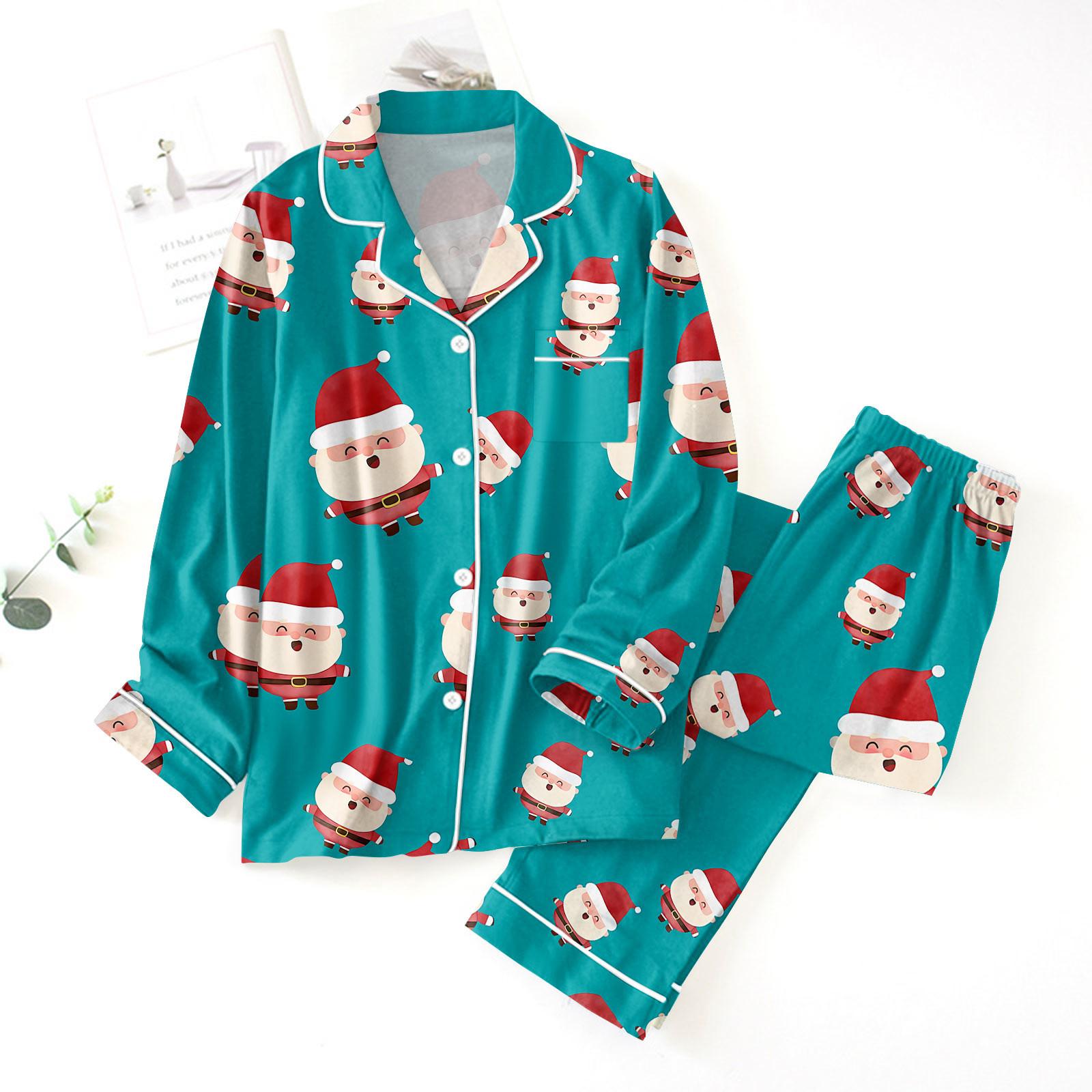 

Женский костюм из 2 предметов с принтом, топ на пуговицах с длинными рукавами, широкие брюки, комплект, пижамный домашний повседневный костюм XL