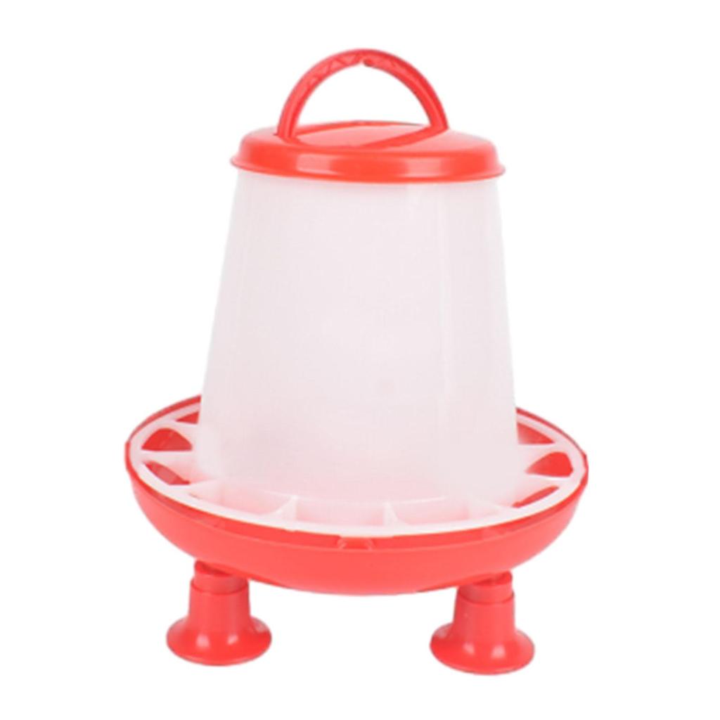 PP Chicken Feeder Automatic Pigeon Feeding Bucket Durable Bird Food Bowl for Backyard Farm Quail Hen Supplies