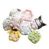 Adorable Kawaii Kuromi My Melody Plush Coin Bag And Soft Keychain Pendant Handbag Accessories