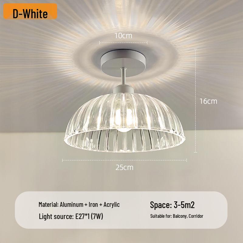 Nowoczesna Minimalistyczna Lampa Sufitowa w Kształcie Kwiatu do Korytarza, Klatki Schodowej, Balkonu lub Foyer