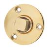 Marine Drain Plug Kit 25mm 1in Mounting Hole Bronze Mirror Polished for Fish Wells Ice Chests Yacht